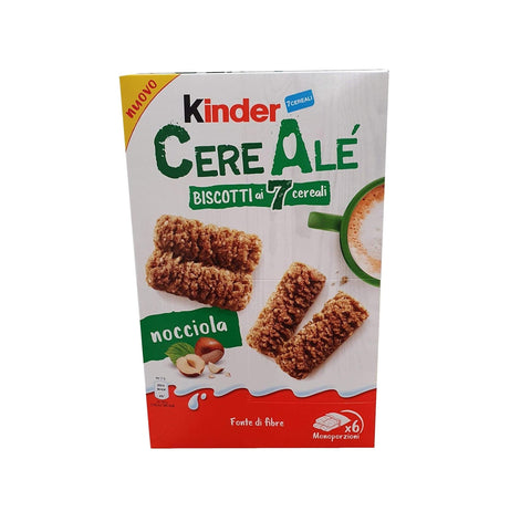 Kinder Cerealè Biscotti ai 7 cereali alla Nocciola 7 Cereal Biscuits Hazelnuts - Italian Gourmet