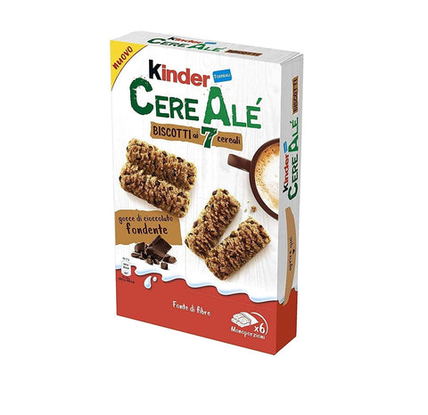 Kinder Cerealè Biscotti al cioccolato 7 Cereals dark chocolate Biscuits 204g - Italian Gourmet
