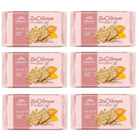 Galbusera Zero Grano Cracker mit Reis und Mais 320g - Italian Gourmet