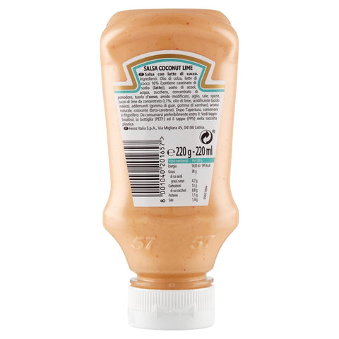 Heinz Sauce Heinz Salsa Coconut Lime Sauce Kokos Limette 220 gr 8001040201657