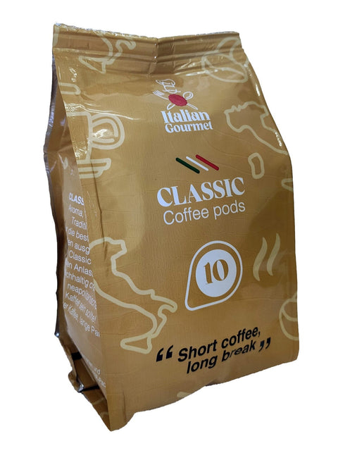Italian Gourmet Kaffeepads Italian Gourmet Cialde Caffè Classico Beutel mit 10 kaffeepads