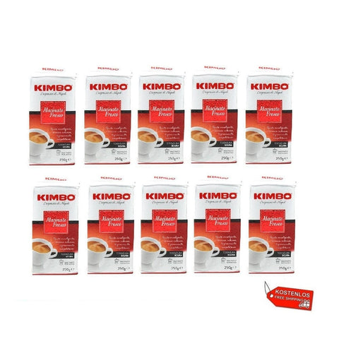 Kimbo Kaffee Kimbo Macinato Fresco Kaffee (10x250g) 8002200155100