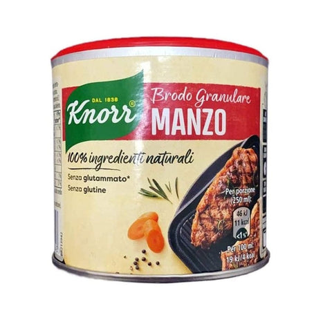 Knorr Brodo Granulare Manzo Rindergranulierbrühe 135g glutenfrei - Italian Gourmet