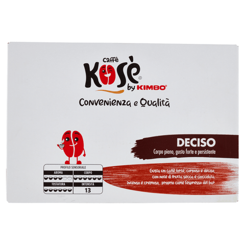 Kosè Kaffeepads Kosè By Kimbo Caffè in Cialde Deciso 50 Kaffeepads