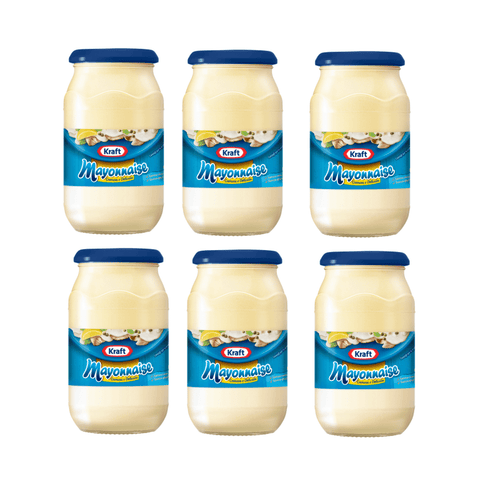 Kraft Mayonnaise 6x185ml Kraft Maionese Classica Mayonnaise Glass 185ml 7622210668097