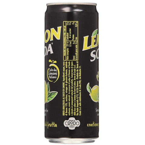 Lemonsoda Lemonsoda 48x Lemonsoda Italienisches Zitronen-Erfrischungsgetränk 33cl Einwegdosen 8057192001430