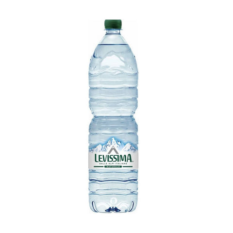 Levissima Acqua Minerale Naturale Natürliches stilles Wasser 6x1,5L - Italian Gourmet