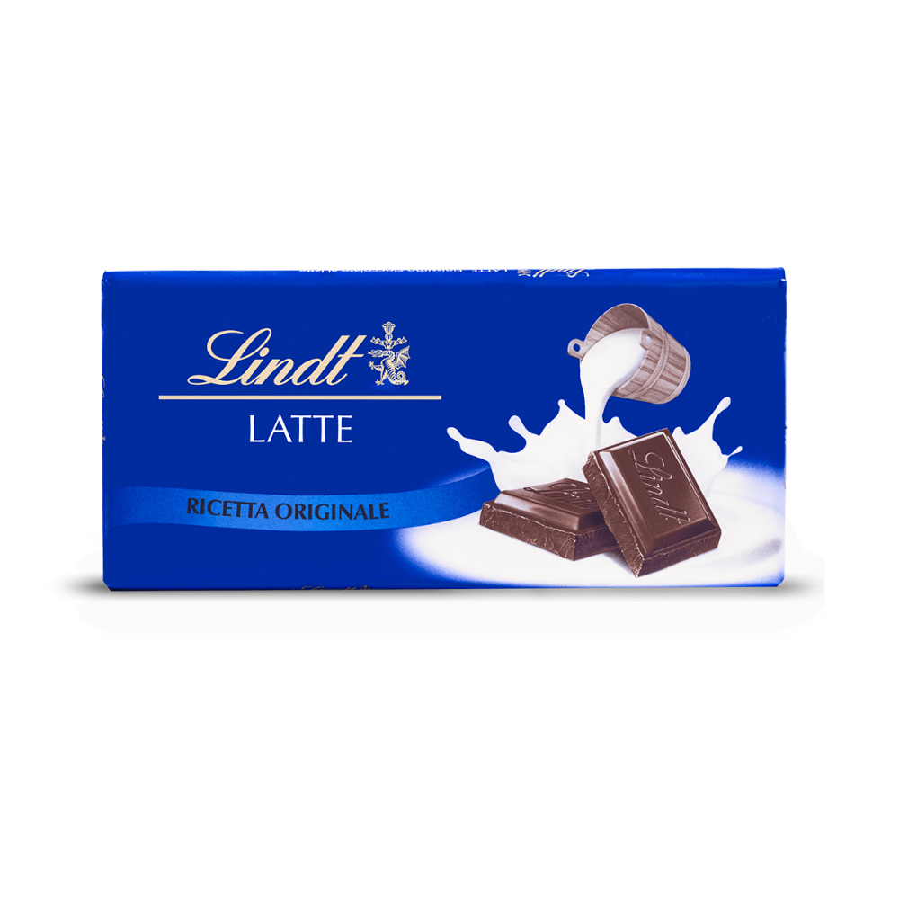 Lindt Latte Ricetta Originale Milchschokolade Tafel Schokolade 100g –  Italian Gourmet