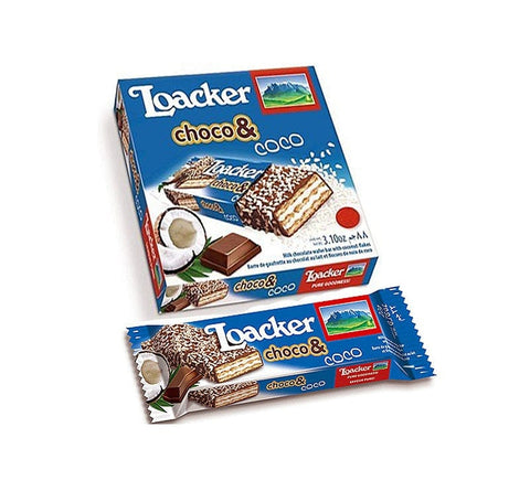 Loacker Choco & Coco snack 66g - Italian Gourmet