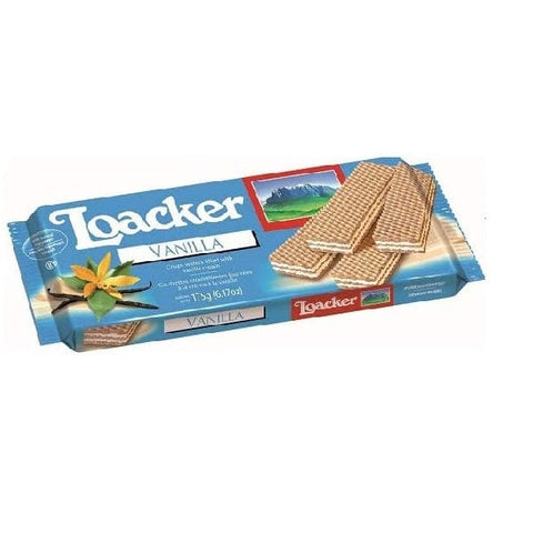 Loacker Wafers Vanille (175g) - Italian Gourmet