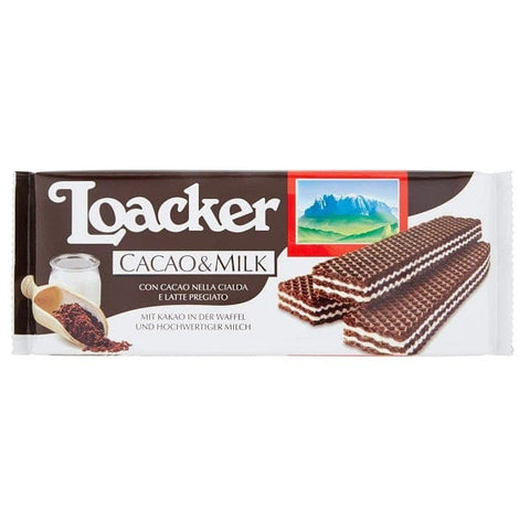 Loacker Waffeln Kakao & Milch (175g) - Italian Gourmet