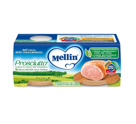 Mellin Prosciutto Homogenisierter Schinken 2x80g - Italian Gourmet