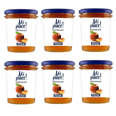 Mi Piace Confettura Extra Pesche Pfirsichmarmelade Konfitüre 330g - Italian Gourmet