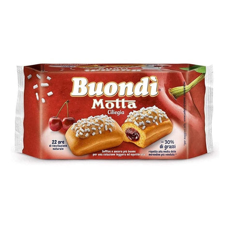 Motta Buondì Ciliegia Gebackene Kuchen Snacks mit Kirsche 258g - Italian Gourmet