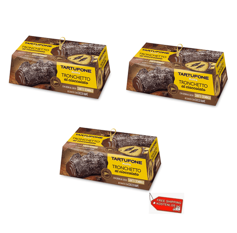 Motta Weihnachtssüßigkeiten 3x Motta Tartufone Tronchetto al Cioccolato 750g 8034097875199