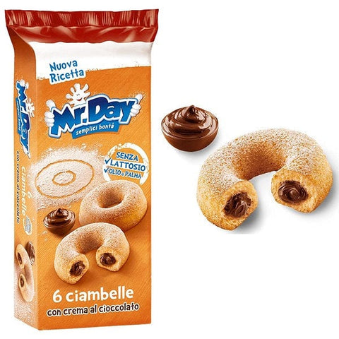 Mr Day Ciambelle al Cioccolato Schokoladendonuts (300 g) - Italian Gourmet