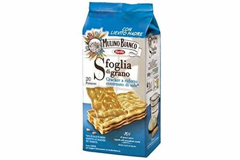 Mulino Bianco Sfoglia di Grano poco sale niedrig gesalzene Cracker (500g) - Italian Gourmet