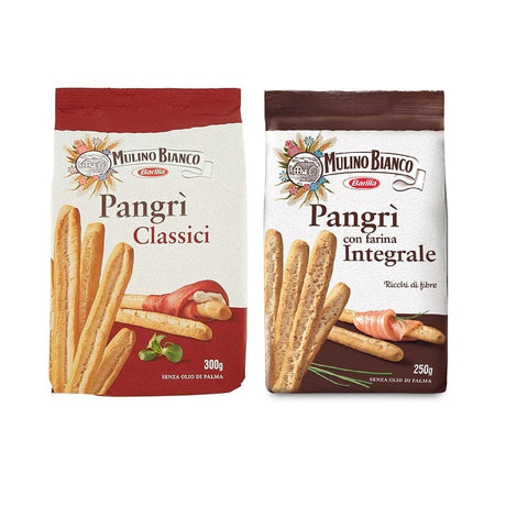 Testpackung Mulino Bianco Grissini Pangrì Classic & Wholemeal Grissini - Italian Gourmet