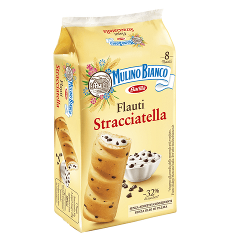 Mulino Bianco Flauti Stracciatella mit Schokoladenstückchen (280 g) - Italian Gourmet