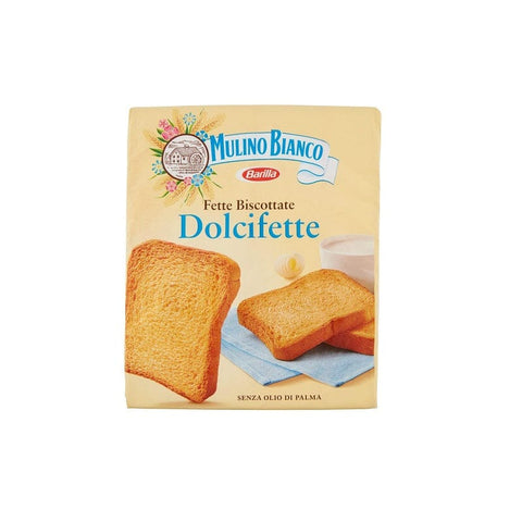 Mulino Bianco Fette Biscottate Dolcifette süße Zwieback 315g - Italian Gourmet