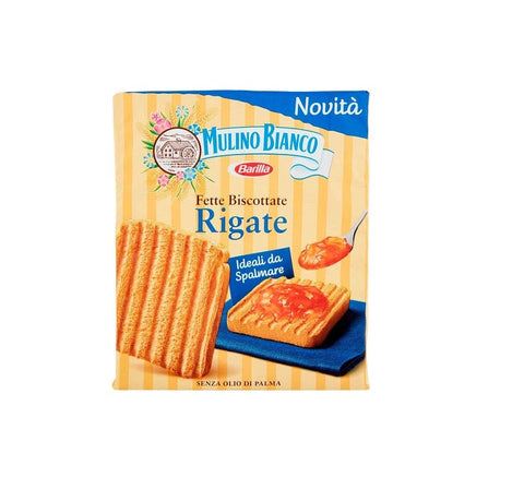 Mulino Bianco Fette Biscottate Rigate Zwieback 315g - Italian Gourmet