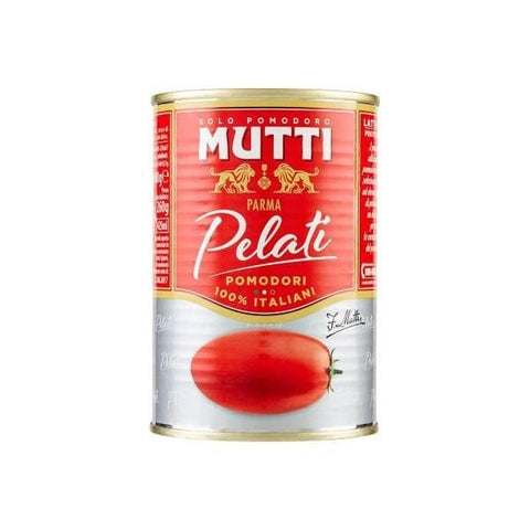 Mutti Pelati geschälte Pflaumentomaten 400g - Italian Gourmet
