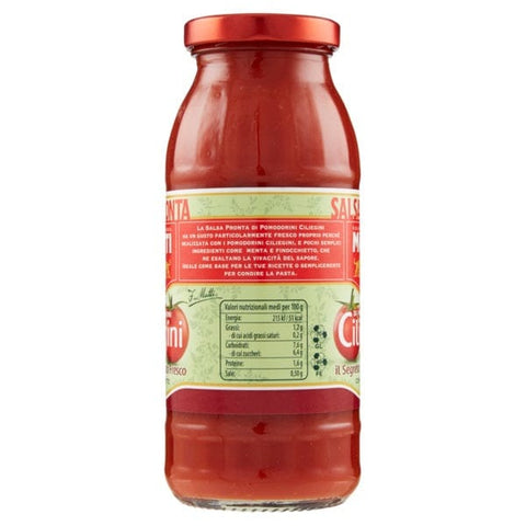 Mutti Ciliegini Tomatensauce in Glas 300g - Italian Gourmet