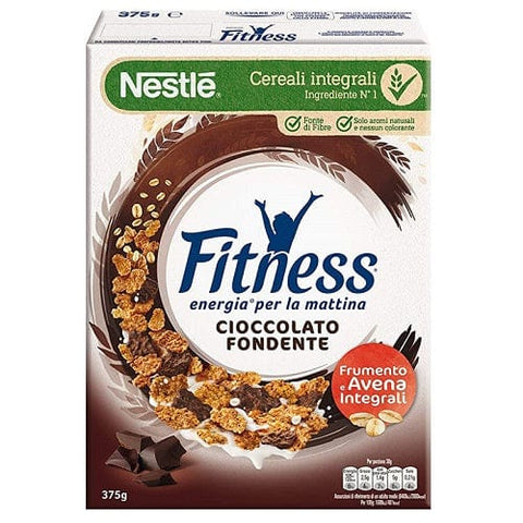 Nestlè Fitness Cereali Cioccolato Fondente Dunkle Schokolade Vollkorn Getreide 375g - Italian Gourmet