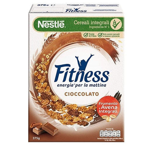 Nestlè Fitness Cereali Cioccolato Schokoladen Vollkorn Getreide 375g - Italian Gourmet