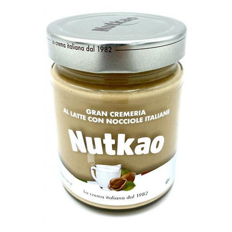 Nutkao Gran Cremeria Milch und Haselnüsse Streichcreme (350g) - Italian Gourmet