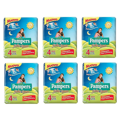 Pampers Pannolini Sole e Luna Maxi 7-18Kg 18 Windeln - Italian Gourmet