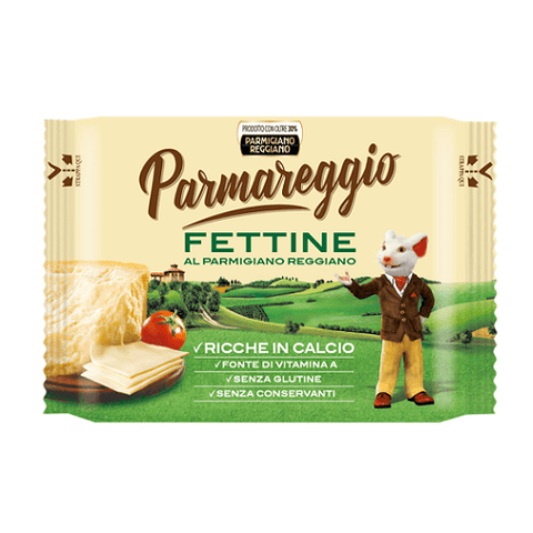 Parmareggio Fettine al Parmigiano Reggiano Geschnittener Käse 150g - Italian Gourmet