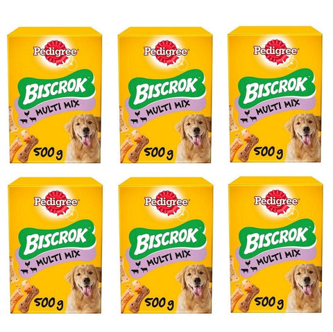 Pedigree Biscrok Multi Mix Snack Kekse Hundesnacks mit Fleischgeschmack 500g - Italian Gourmet