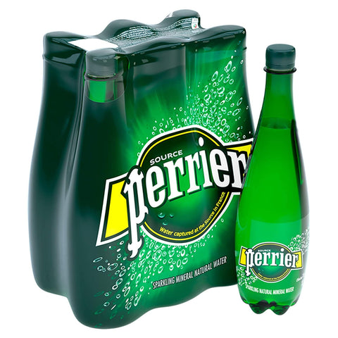 Perrier Acqua Sprudelndes natürliches Mineralwasser 6x1L - Italian Gourmet