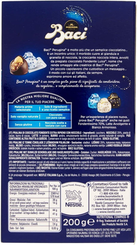 Perugina Schokoladenriegel Baci Perugina Classico (200g) 8000300324655