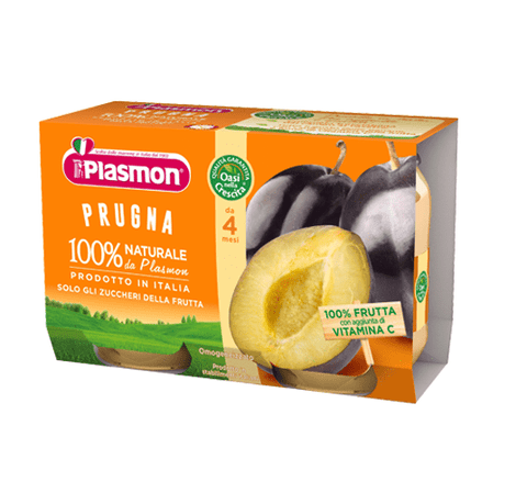 Plasmon Prugna homogenisierte Pflaume 2x104g - Italian Gourmet