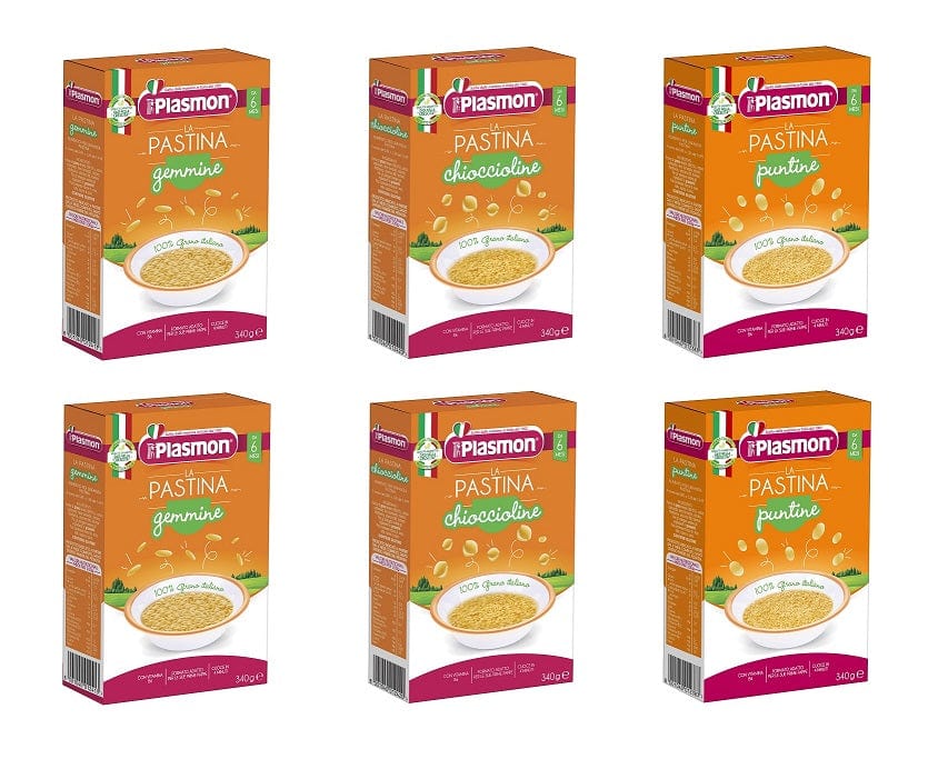 Testpaket Plasmon Pastina Babynahrung nudeln ab 6 Monaten 6x300g – Italian  Gourmet