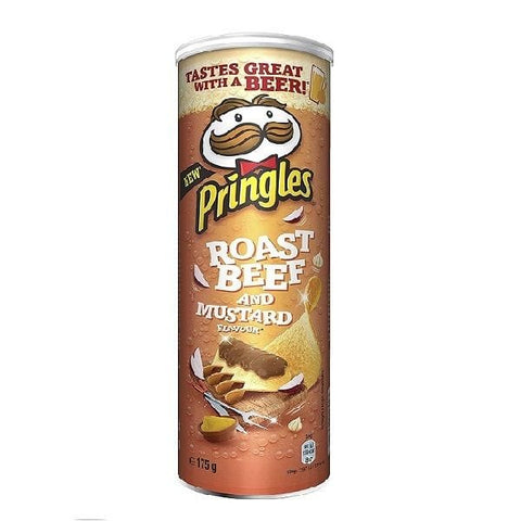 Pringles Roast Beef and Mustard Flavour (160g) - Italian Gourmet