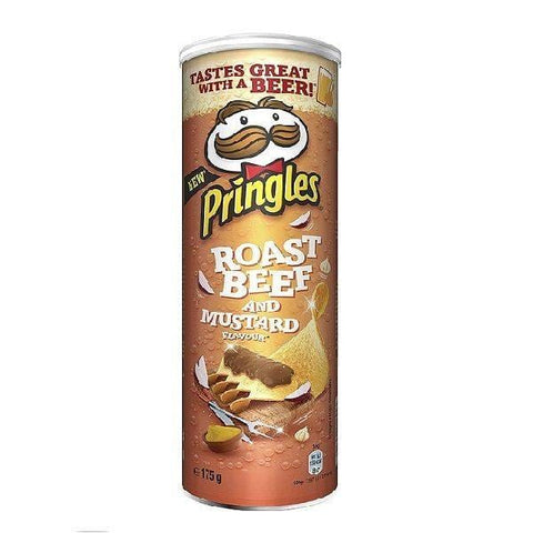Pringles Roast Beef and Mustard Flavour 3x160g - Italian Gourmet