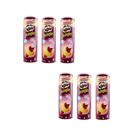 Pringles Texas BBQ Barbecue mega pack 6x160g - Italian Gourmet