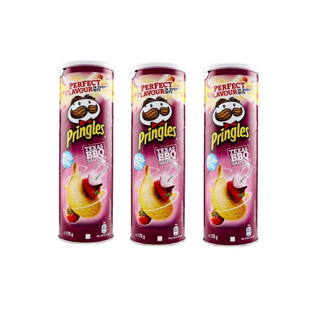 Pringles Texas BBQ Barbecue pack 3x160g - Italian Gourmet