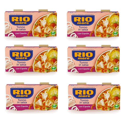 Rio Mare Salat Rio Mare Con Gusto Tonno und Cipolla Thunfisch und Zwiebeln Geschmack 6x2x160g 8004030290068