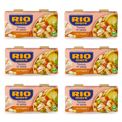 Rio Mare Salat Rio Mare Con Gusto Tonno und Fagioli Thunfisch und Bohnen Geschmack 6x2x160g 8004030292109