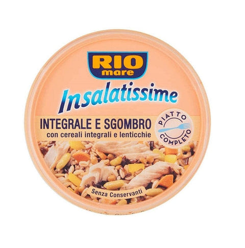 Rio Mare Insalatissime Sgombro Makrele mit Vollkorn- und Linsensalat 220g - Italian Gourmet