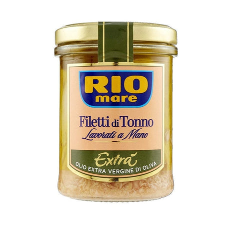 Rio Mare Filetti di Tonno Extrà Thunfischfilets in nativem Olivenöl extra handgefertigt 6x180g - Italian Gourmet