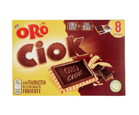 Saiwa Kekse Saiwa Oro Ciok fondente 200gr (8x25g) - Dunkles Saiwa Oro Ciok 8100090000187
