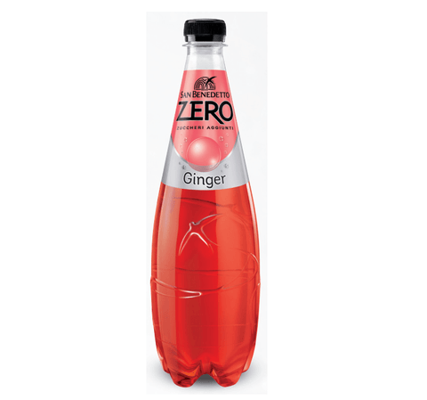 San Benedetto Ginger Zero Italienisches zuckerfreies PET 6x750ml - Italian Gourmet