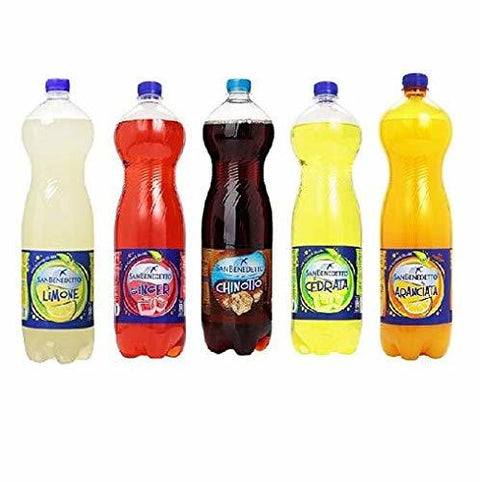 Testpaket San Benedetto Italienisches Erfrischungsgetränk 5x1,5l - Italian Gourmet