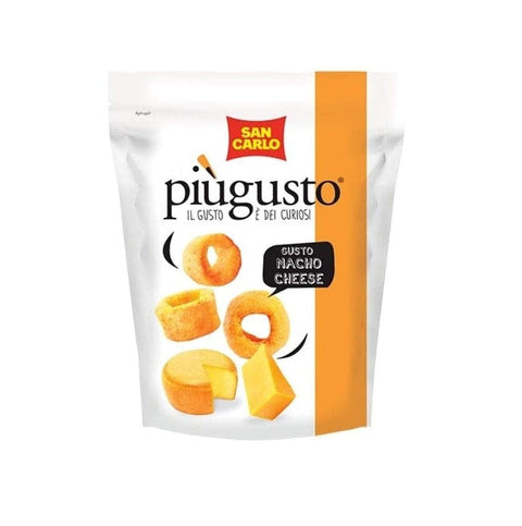 San Carlo piùgusto Nacho cheese Chips Käse Kartoffelchips 5x50g - Italian Gourmet