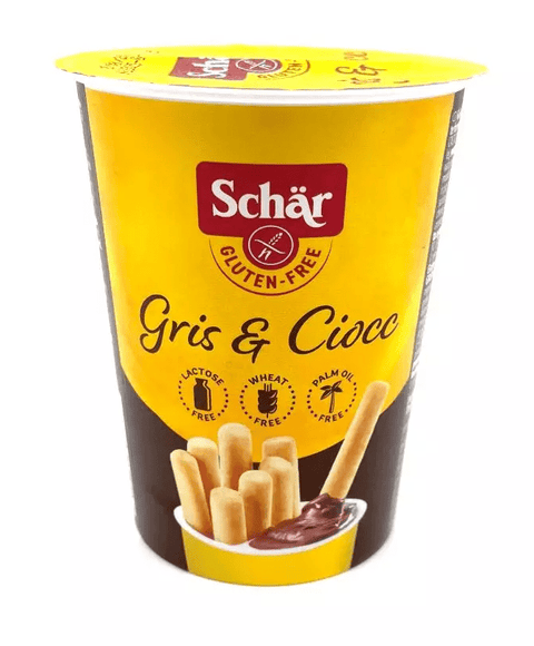 Schar Grissini 1x52gr Schar Gris&Ciocc Grissini und Schokolade Glutenfrei 52gr 8008698054109